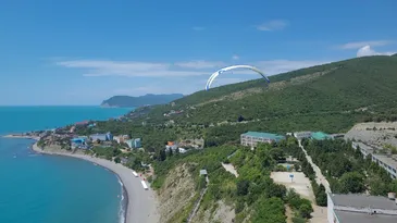 Полёт на параплане в тандеме