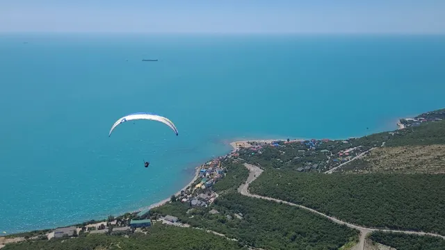 Полёт на параплане в тандеме